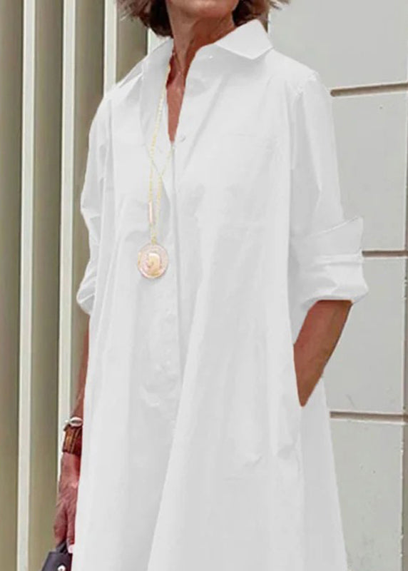 Cross Border White Peter Pan Collar Women&