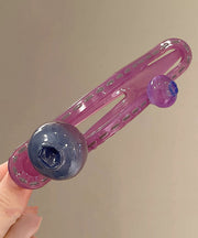 Cut Yellow Alloy Fruit Hairpin