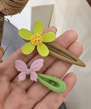 Cute Alloy Butterfly Floral Hairpin