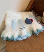 Cute Beige Cat's Ears Warm Knitting Hat Winter