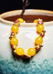 Cute Fish Gilding Fine Beeswax Bracelet