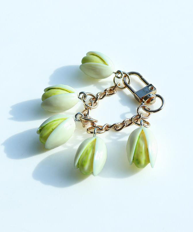 Cute Gold Alloy Five Pistachios Phone Chains