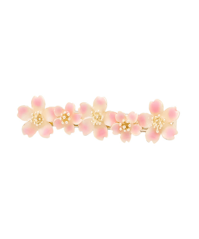 Cute Pink Alloy Cherry Blossom Hairpin