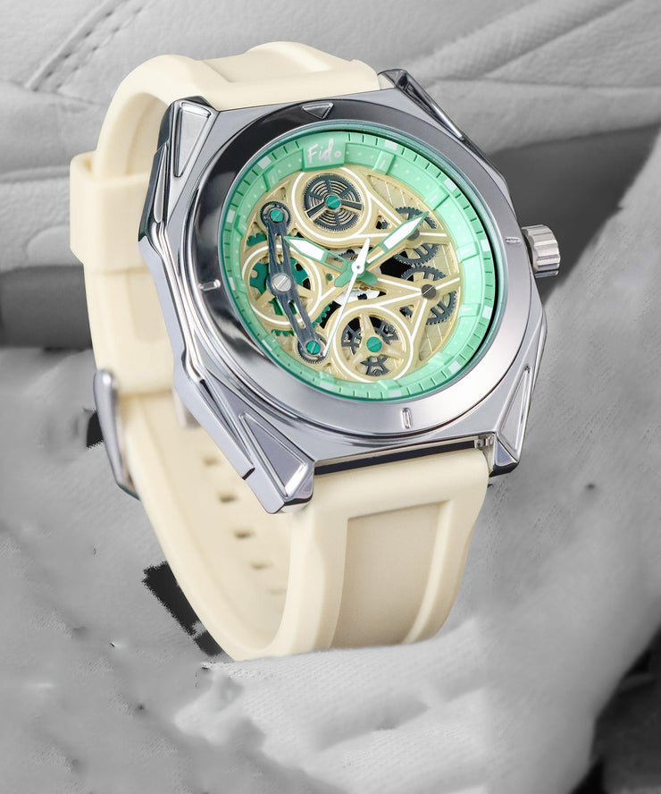Cute Silicone Rubber Quartz Movement Waterproof Watches