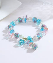 Cute Yellow Alloy Crystal Charm Bracelet
