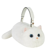 Cute Yellow Cat Creative Fuzzy Fur Shoulder Bag