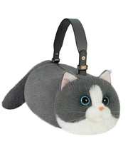 Cute Yellow Cat Creative Fuzzy Fur Shoulder Bag