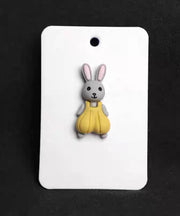 DIY Alloy Little Rabbit And Little Cats Brooches