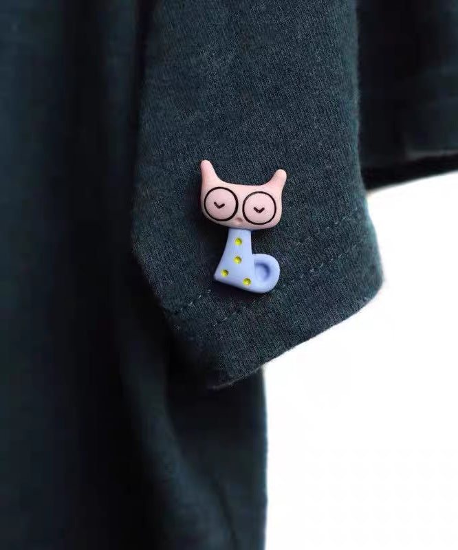 DIY Alloy Little Rabbit And Little Cats Brooches