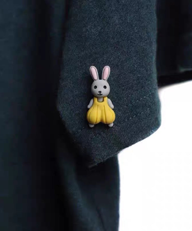 DIY Alloy Little Rabbit And Little Cats Brooches
