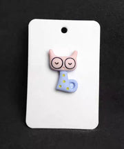 DIY Alloy Little Rabbit And Little Cats Brooches