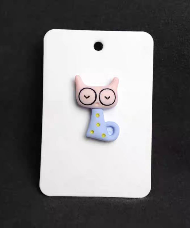DIY Alloy Little Rabbit And Little Cats Brooches