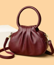 DIY Mulberry Solid Durable Faux Leather Tote Handbag