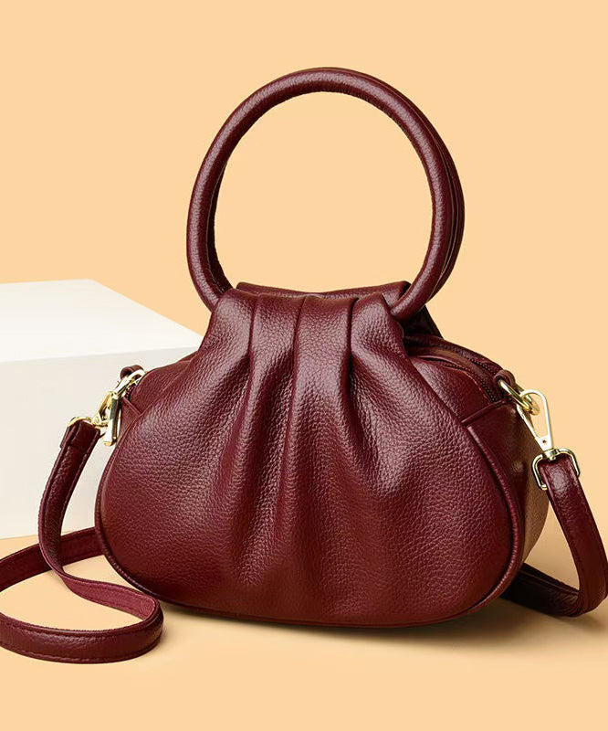 DIY Mulberry Solid Durable Faux Leather Tote Handbag