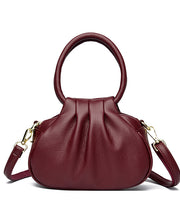 DIY Mulberry Solid Durable Faux Leather Tote Handbag