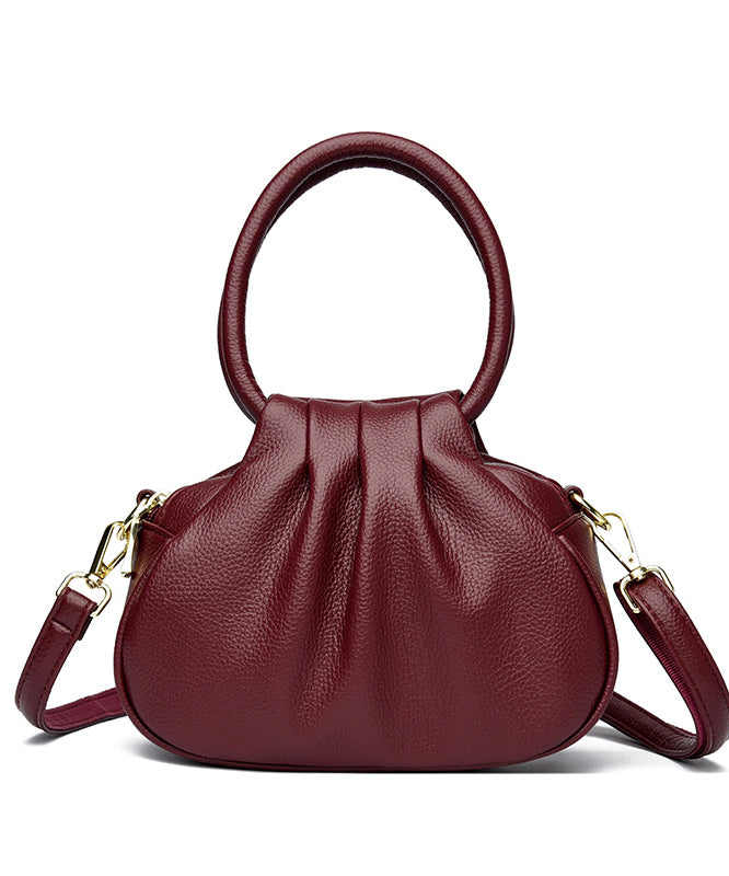 DIY Mulberry Solid Durable Faux Leather Tote Handbag