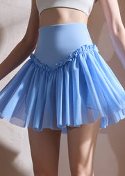 Dynamic Lake Green Tummy Control Running Skirts