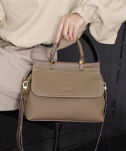 Elegant Black Solid Durable Calf Leather CrossBody Bag