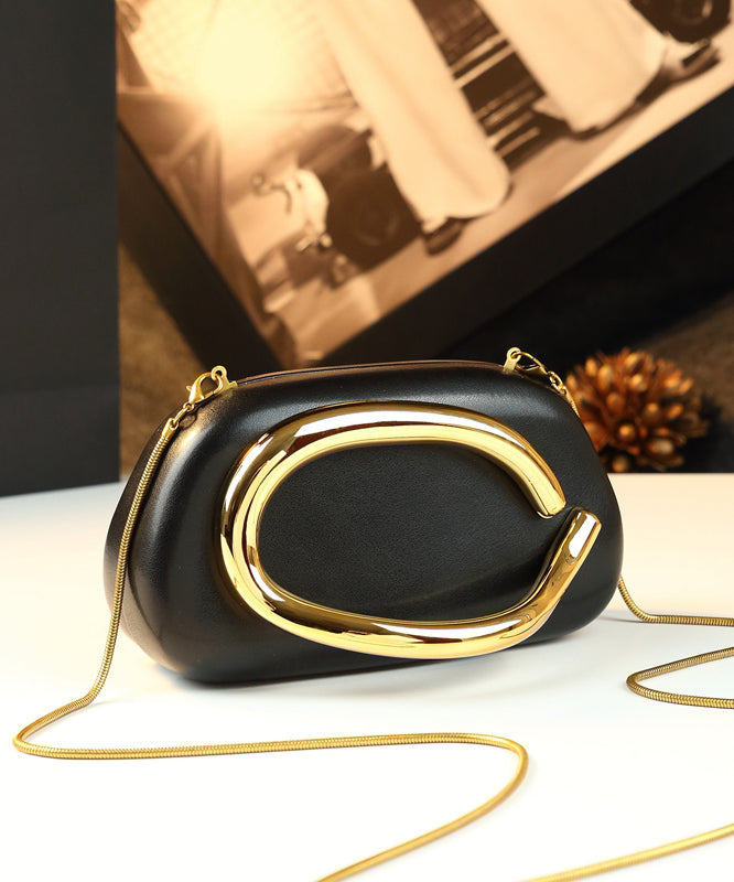Elegant Chocolate Solid Durable Evening Bag