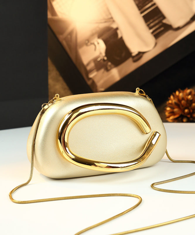 Elegant Chocolate Solid Durable Evening Bag