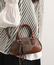 Elegant Grey Patchwork Solid Durable Faux Leather Micro Bag