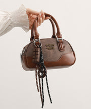 Elegant Grey Patchwork Solid Durable Faux Leather Micro Bag