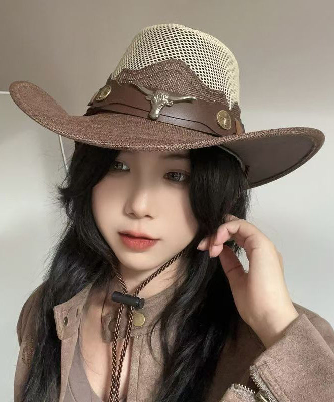 European And American Outdoor Breathable Cowboy Hat