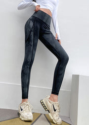 Fashion Black Print High Waist Capri Gym Shark Leggings