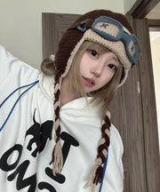 Fashion Coffee Versatile Knit Boonie Hat