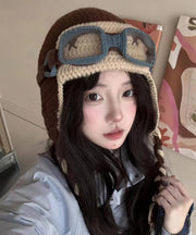 Fashion Coffee Versatile Knit Boonie Hat