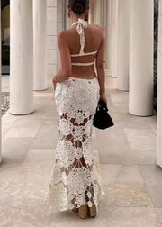Fashion Hanging Neck Backless Sexy Dress 2025 New