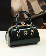Fashion Leopard Calf Leather Zircon Tote Bag