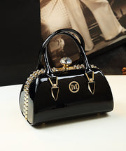 Fashion Leopard Calf Leather Zircon Tote Bag