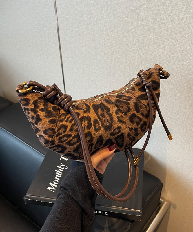 Fashion Leopard Print Durable Faux Leather Hobo Bag