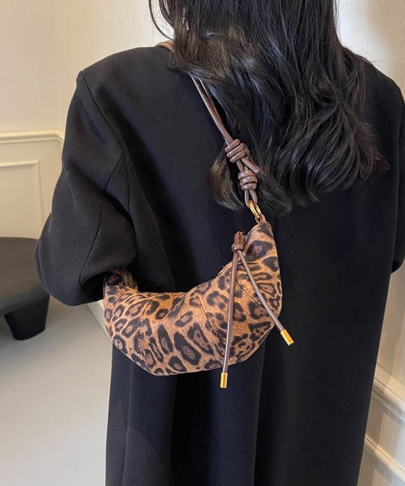 Fashion Leopard Print Durable Faux Leather Hobo Bag