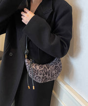 Fashion Leopard Print Durable Faux Leather Hobo Bag