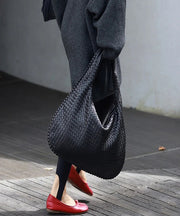 Fashion Mulberry Weave Large Capacity Leather Shoulder Bags