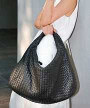 Fashion Mulberry Weave Large Capacity Leather Shoulder Bags