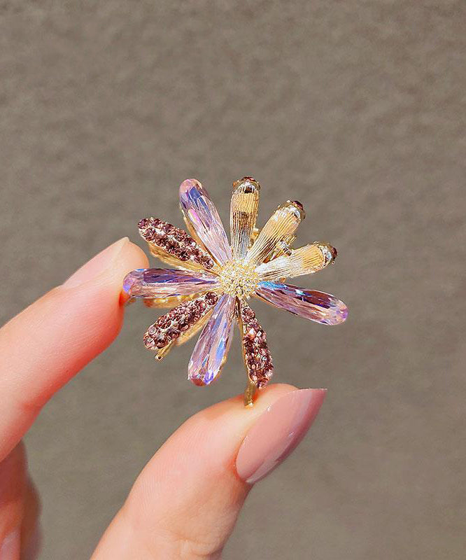 Fashion Pink Alloy Zircon Cat&