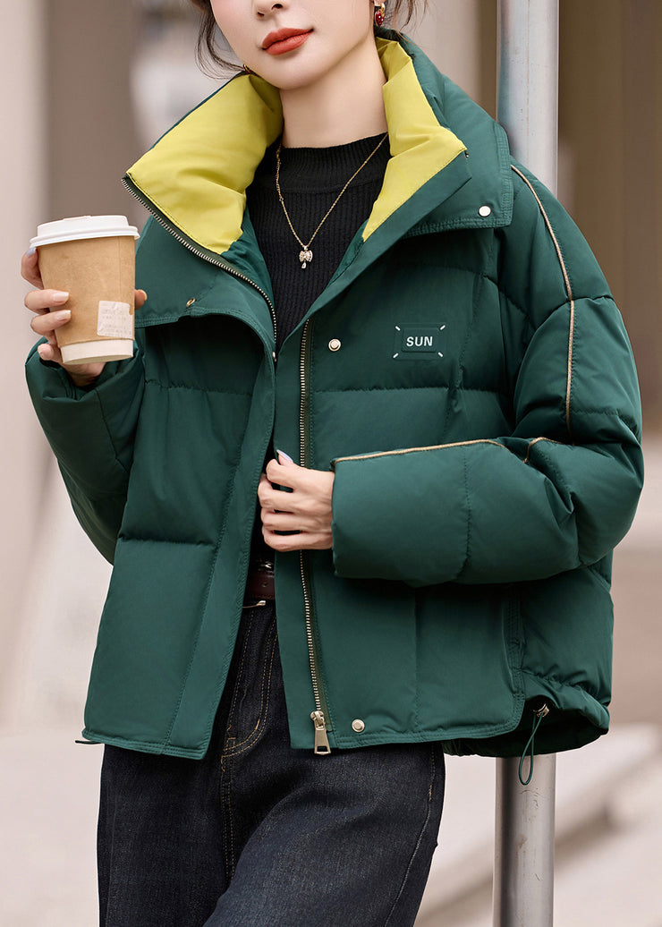 Fashion Red Oversized Warm Duck Down Puffer Coat Winter