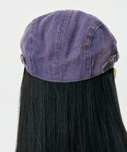 Fashion Street Purple Denim Breton Hat