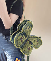 Fashion Tasseled Butterfly Shape Denim Backpack Bag