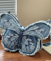 Fashion Tasseled Butterfly Shape Denim Backpack Bag