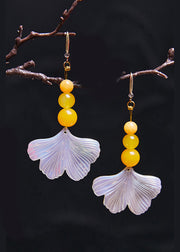 Fine Agate Sector Shell Acrylic Drop Earrings 2025 new style