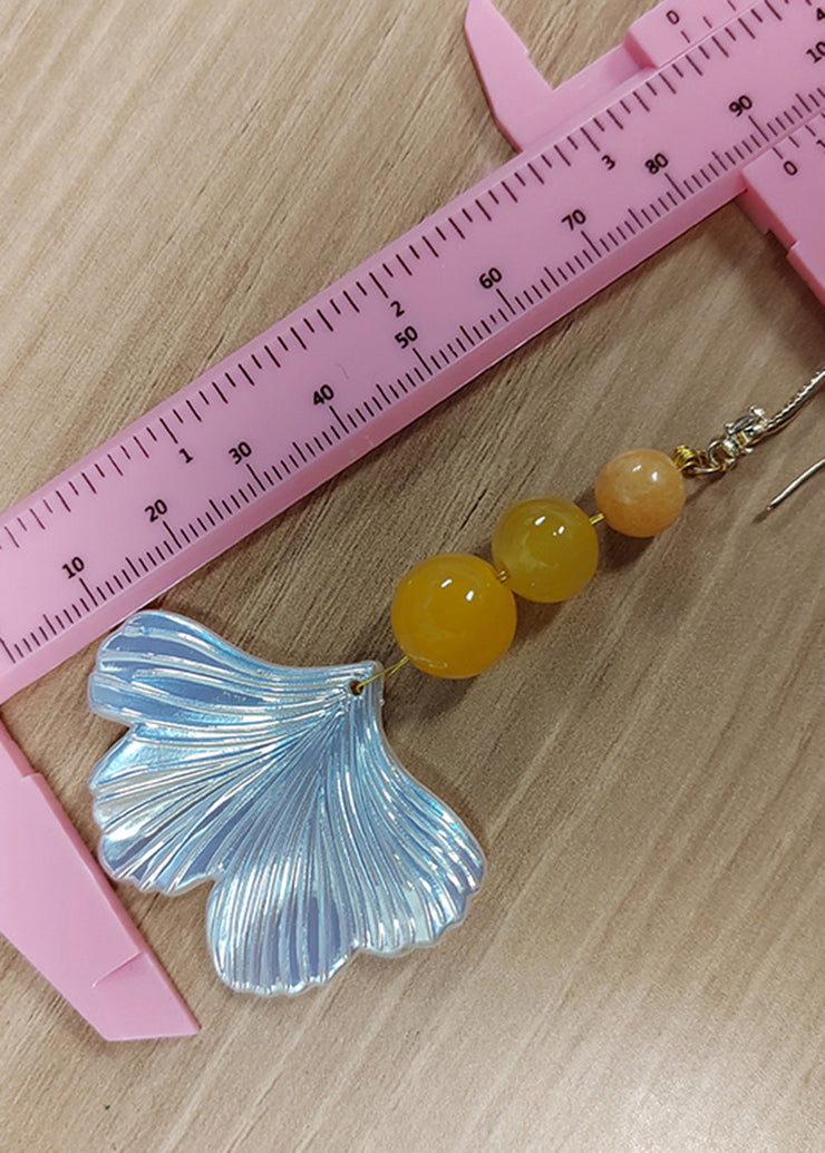Fine Agate Sector Shell Acrylic Drop Earrings 2025 new style