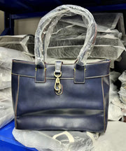 Fine Brown Solid Durable Large Capacity Faux Leather Shoulder Bags