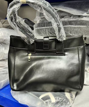 Fine Brown Solid Durable Large Capacity Faux Leather Shoulder Bags
