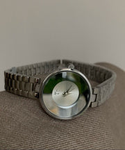 Fine Gold Stainless Steel Hardlex Crystal Watches