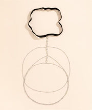 Fine Silk Alloy Zircon Star Shape Tassel Beach Body Chain