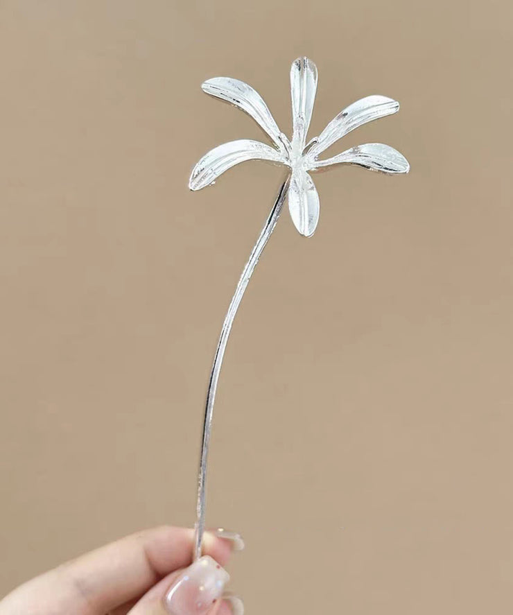 Fine Silk Copper Sanding Magnolia Hairpin